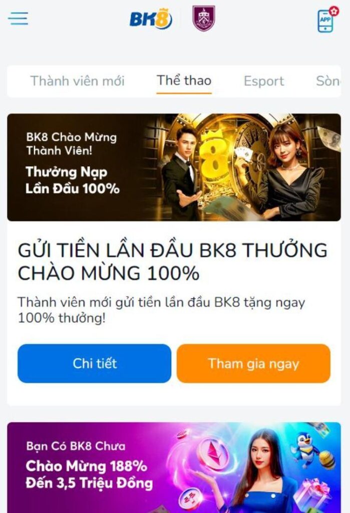 Khuyến mãi đăng ký cá cược thể thao