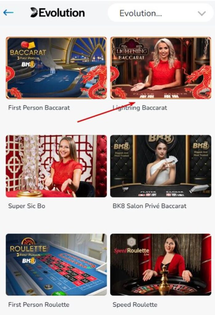 Cách vào bàn chơi casino