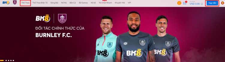 đối tác bk8 burnley fc