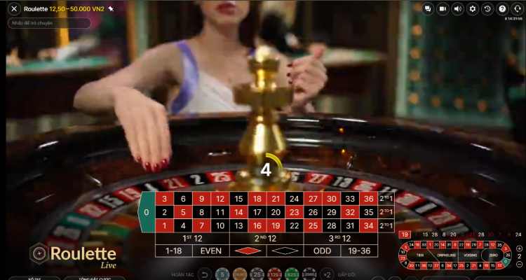 bàn chơi roulette