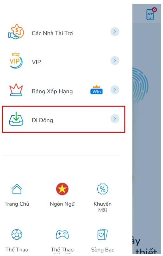 ứng dụng cá cược cho di động 