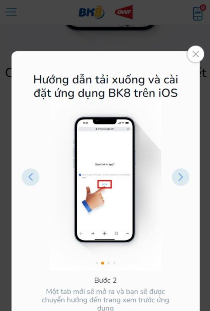 tải ứng dụng cho iOS