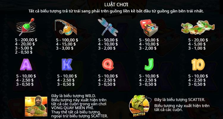 tính năng Big Bass Bonanza