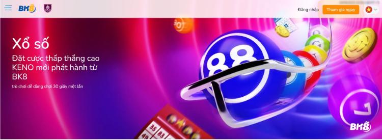 giới thiệu keno bk8
