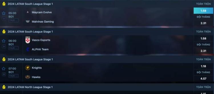 kèo rainbow six