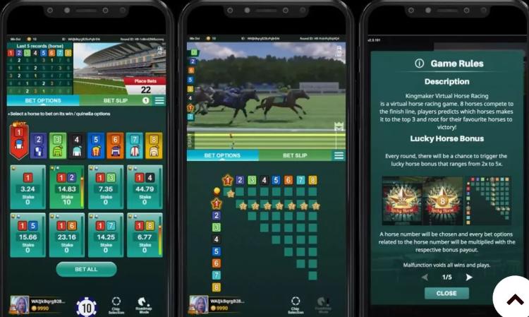 luật cược Horse Racing
