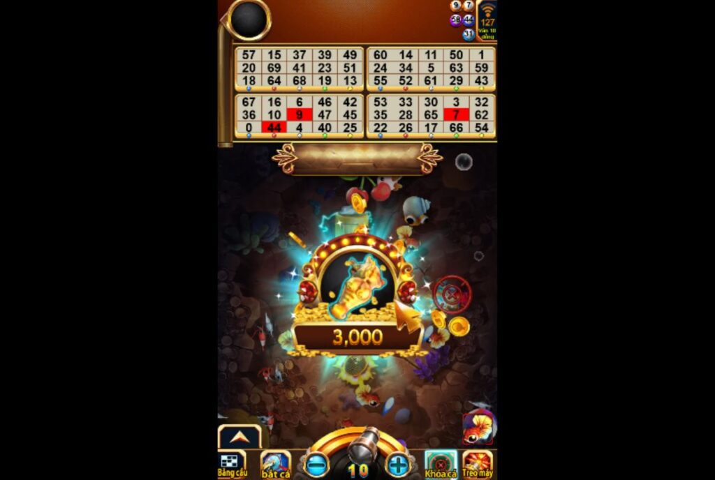 luật chơi bingo fishing
