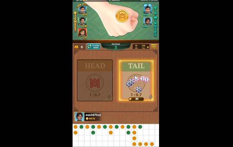 mẹo cược Coin Toss